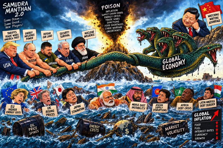 Global Leaders Churn a Stormy Economy